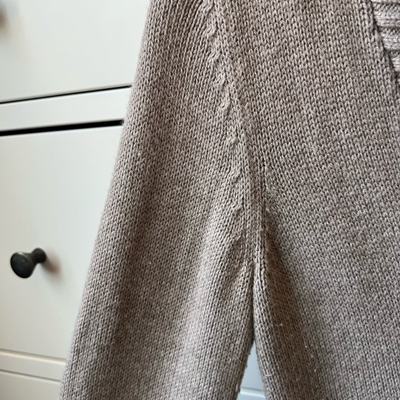 GAP Taupe Cowl Neck Sweater extra small - Picture 8 of 9